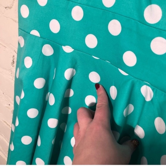 ModCloth - Polka Dot Dress - Size Large - Picture 3 of 7